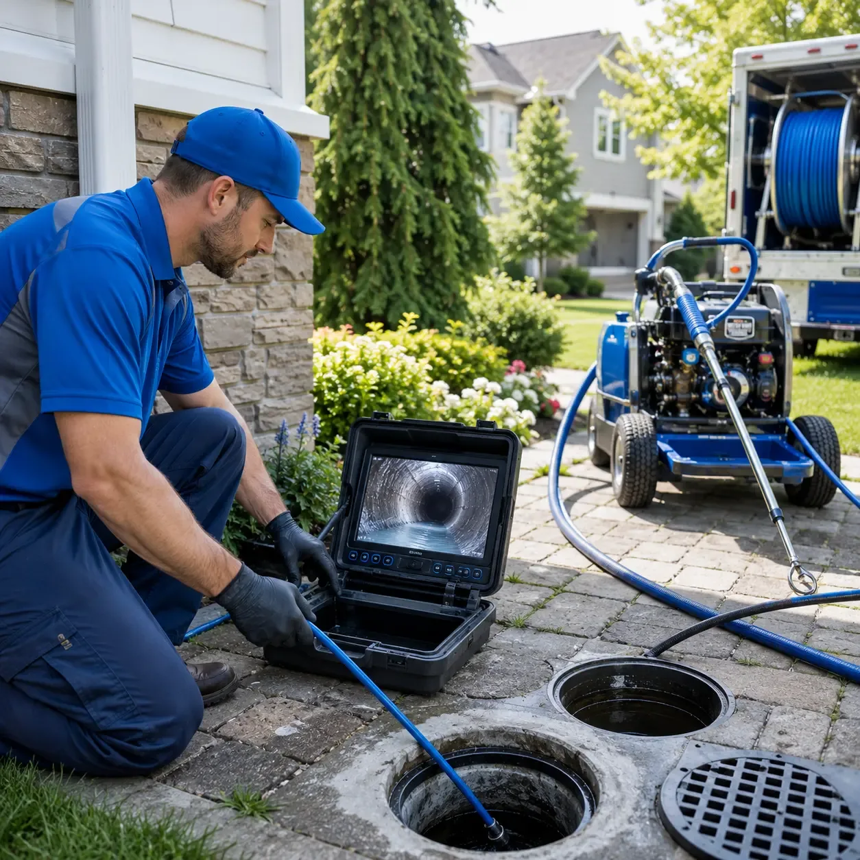 Outdoor drain cleaning professionals serving Mcnabb, IL